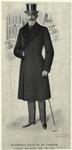 Man in overcoat with top hat, London, England, 1902
