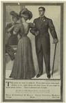 Man in coat and woman in dress, United States, 1901s