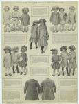Children in dresses, hats, and coats, 1901s