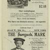 Advertisements for children's clothing, 1901s