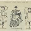 Eton jacket and skirt ; Girls' tucked dress ; Fancy blouse and full gored skirt ; Child's one-piece apron ; Rain-proof tourist coat
