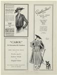 Advertisements for women's clothes, England, 1910s