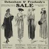 Debenham & Freebody's sale, exceptional bargains in all departments