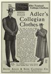 Spring sack suit 1906 ; 1906 Adler rain coat