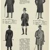 Overcoats ; Gentlemen's hunting, riding and polo outfits ; Sandowns ; Double-breasted box driving coat