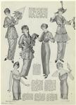 Dresses, hats, and corsets for women, 1914