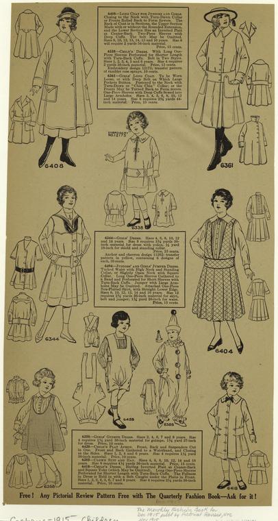 Long coat for juniors and girls ; Girls' dress ; Juniors' and girls ...