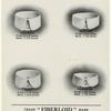 Various styles of men's "Fiberloid" collars, 1910s