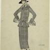 Women's gray outfit, France, ca. 1922