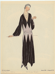 Dress with low neckline, France, ca. 1922