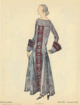 Dress with circular and square embellishments, France, ca. 1922