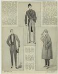 Men in different styles of clothes, 1920s