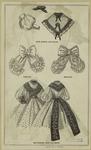 Cape, sleeve, and collar ; Neck-tie ; Neck-tie ; The Florine, back and front