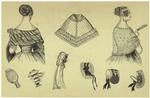 Women's fashions, ca. 1848