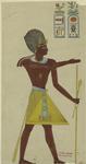Egyptian male with staff
