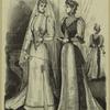 Woman in a wedding gown, woman in a dress, 19th century