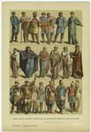 Edad media -- trajes y armas de los Bizantinos desde el año 400 al 600