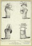 Caricatures of women's clothing, 18th century