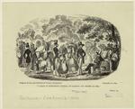 "A scene in Kensington Gardens, or fashions and frights of 1829"