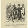 Men in top hats and coats conversing, 19th century