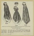 Stock-tie, with stock plain or plaited and ties knotted in ascot, turn-over or coronation style