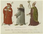 Homme noble, l'abbé, le hèraut-d'armes, le cardinal, le chanoine, l'evêque