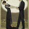 Man in tuxedo and woman in evening gown