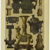 Edad antigua, media y moderna-Vasijas de oro, bronce y barro chinas