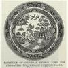 Facsimile of original design used for engraving the willow-pattern plate