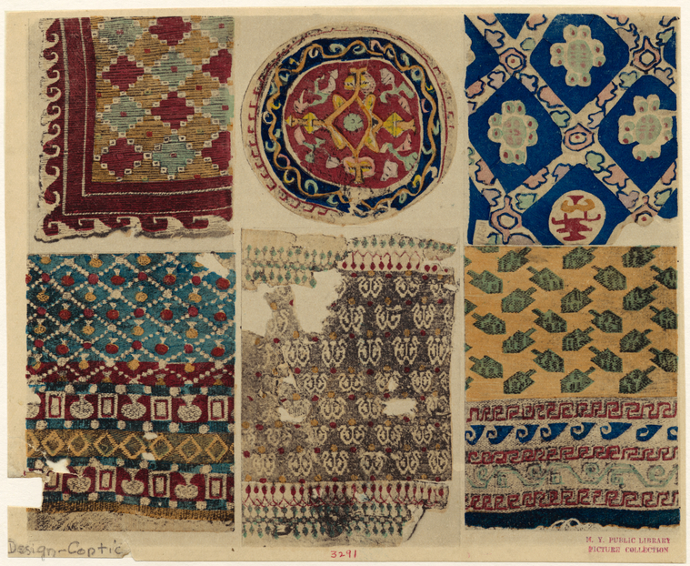 Coptic textiles - NYPL Digital Collections