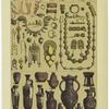 Edad antigua -- tocado, calzado, objetos de adorno y vasijas de los etruscos