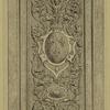Panneau de lambris orné de l'écusson de France, palais de Fontainebleau
