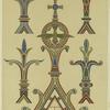 Designs for wall decorations derived from architectural details (Medieval French)