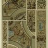 Decoration with man, angels, birds, animals, and floral designs, France, 17th century