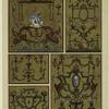 Designs with supernatural beings and floral designs, France, 17th century