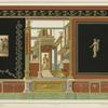 Wall painting design, Pompeii, Italy