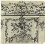 Plaster, woodcarved & gilt, mid. 1700s