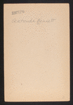 Gertrude Bennett