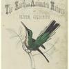 Title page depicting hummingbird perched on a banch