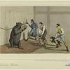 Bear baiting, London, Eng., 1810