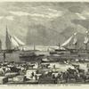 Embarkation of cattle at Trieste for the auxiliary army in the East