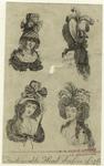 Fashionable head dresses of 1789