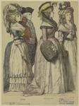 German women and a man, 1789-1790