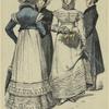 Women in bonnets, man in top hat, 1818