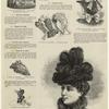 Hats for women and infants, France, 19th century