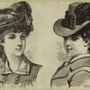 Women in hats, France, 19th century
