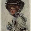 Woman wearing a bonnet, 1901s