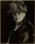 Especially posed photograph of Mrs. Charles Sumner Bird of East Walpole, Massachusetts
