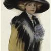 Woman wearing a hat and coat, 1910s