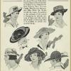 Women wearing felt hats, 1910s